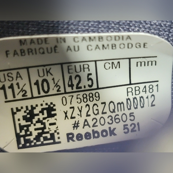 Reebok HITT TR Navy White Pink Womens Composite Toe Work Shoes Size 11.5 - Picture 3 of 12